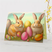 Pasgebaren op het gras Collectie Kaart (Gele Bloem)