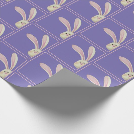 Pasgebaren op Paars Cadeaupapier (Hoek)