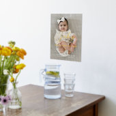 Pasgeboren aangepaste foto's, Baby en geboortelest Folie Afdrukken (Laag (Keuken))