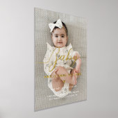 Pasgeboren aangepaste foto's, Baby en geboortelest Folie Afdrukken (Laagn)