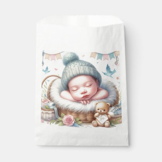 pasgeboren baby bedankzakje (Voorkant)