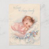 pasgeboren baby briefkaart (Voorkant)