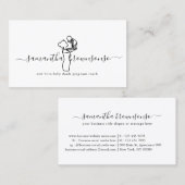 Pasgeboren baby doula drachtige coach visitekaartje (Voorkant / Achterkant)