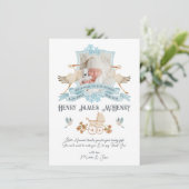 Pasgeboren Baby Geboorte Aankondiging Foto Crest S (Staand voorkant)