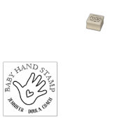 Pasgeboren Baby Hand Doula Zwangerschapshulp Rubberstempel (Gestempeld)