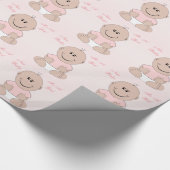 Pasgeboren Baby Meisje Cadeaupapier (Hoek)