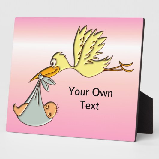 Pasgeboren baby-meisje - een vliegende winkelbeste fotoplaat (Zijkant)