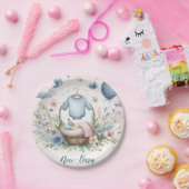 Pasgeboren baby papieren bordje (Feest)