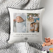 Pasgeboren Baby statistieken en foto Kussen