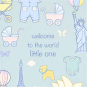 Pasgeboren Baby-Stickers Sticker (Voorkant)