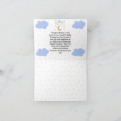 Pasgeboren baby-wenskaart feestdagen kaart (Binnen)