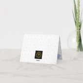 Pasgeboren baby-wenskaart feestdagen kaart (Achterkant)