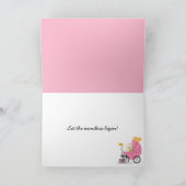 Pasgeboren babyschoentjes kaart (Binnen)