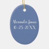 Pasgeboren cadeau Madonna en kind Keramisch Ornament (Achterkant)