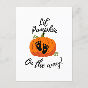 Pasgeboren douche, baby schattig citaat, Halloween Briefkaart