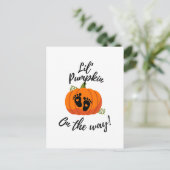 Pasgeboren douche, baby schattig citaat, Halloween Briefkaart (Staand voorkant)