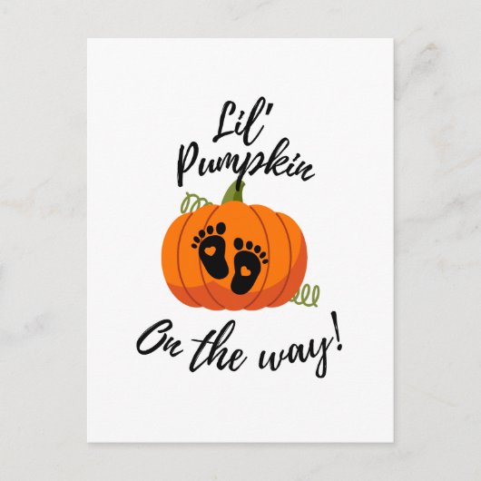 Pasgeboren douche, baby schattig citaat, Halloween Briefkaart (Voorkant)