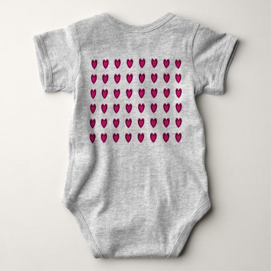 Pasgeboren douche cadeau romper (Achterkant)