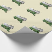 Pasgeboren Draak Cadeaupapier (Hoek)