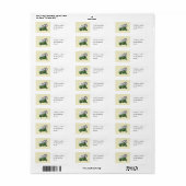 Pasgeboren Draak Etiket (Full Sheet)