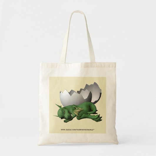 Pasgeboren Draak Tote Bag (Voorkant)