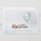 Pasgeboren Fotocollage Rainbow baby Geboorte Aankondiging (Voorkant)