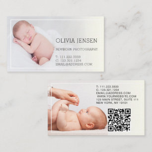 Pasgeboren Fotografie Baby Fotograaf 2 Foto Visitekaartje