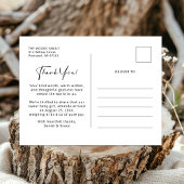 Pasgeboren fotokaart bedankkaart briefkaart