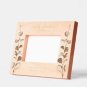 Pasgeboren Geboorte Details Foliage gepersonalisee Gegraveerde Lijstjes (Links)