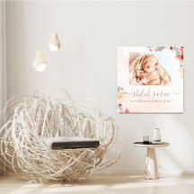 Pasgeboren geboorte statistieken foto canvas