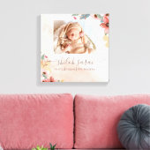 Pasgeboren geboorte statistieken foto canvas (Insitu (Woonkamer))