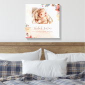 Pasgeboren geboorte statistieken foto canvas (Insitu (Slaapkamer))