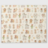 Pasgeboren Internationale Baby Cadeaupapier (Vlak)