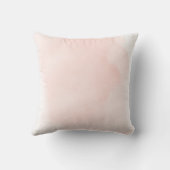 Pasgeboren meisje gepersonaliseerde baby keepsakes kussen (Achterkant)