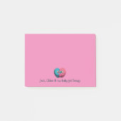 Pasgeboren Monster Ouders Post-it® Notes (Voorkant)