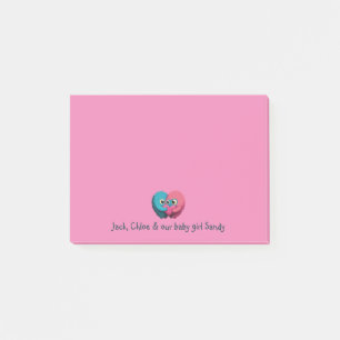 Pasgeboren Monster Ouders Post-it® Notes