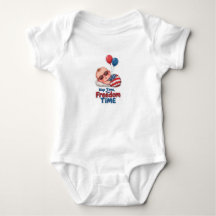 Pasgeboren Patriottische Baby Uitrusting – Eerste 