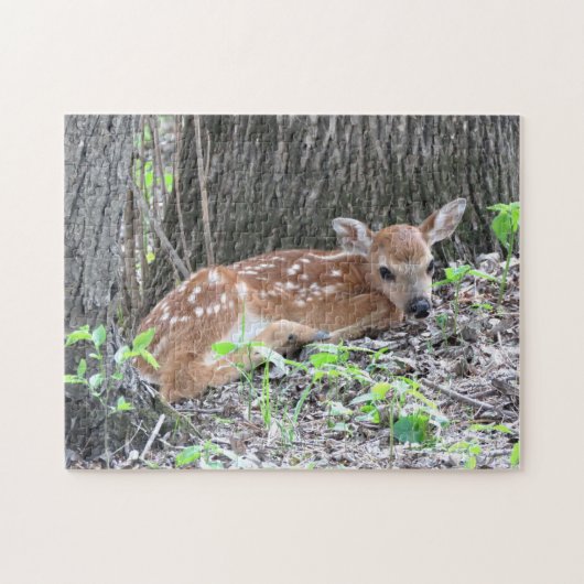 Pasgeboren puzzel legpuzzel (Horizontaal)