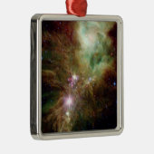 Pasgeboren sterren in het kerstboomcluster metalen ornament (Rechts)