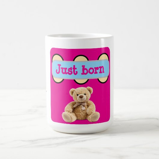 Pasgeboren Teddibeer Ontwerp Koffiemok (Center)