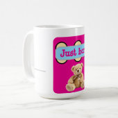 Pasgeboren Teddibeer Ontwerp Koffiemok (Voorkant links)