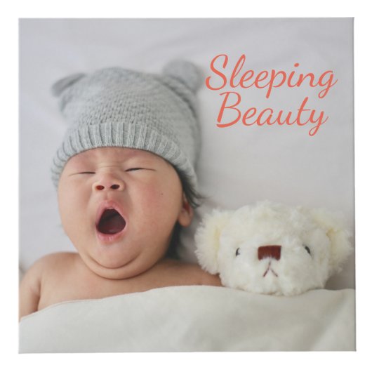 Pasgeboren Whimsy Herinneringen Foto Kubus (Rechts)