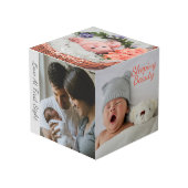 Pasgeboren Whimsy Herinneringen Foto Kubus (Voorkant hoekig)