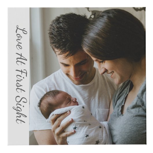 Pasgeboren Whimsy Herinneringen Foto Kubus (Voorkant)