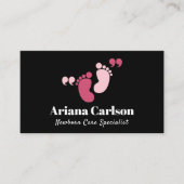 Pasgeboren zorgspecialist neonatoloog visitekaartje (Voorkant)