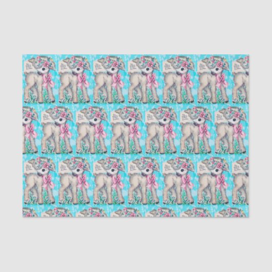  Pasgeborene baby Tissuepapier (Voorkant)