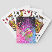 Pasgeborene Paasholiday Sparkle Pokerkaarten (Achterkant)