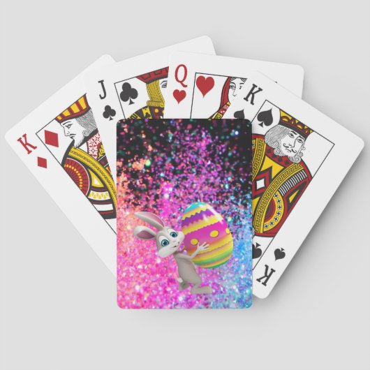 Pasgeborene Paasholiday Sparkle Pokerkaarten (Achterkant)