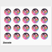 Pasgeborene Paasholiday Sparkle Ronde Sticker (Vel)