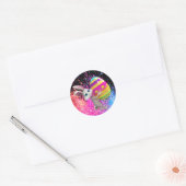 Pasgeborene Paasholiday Sparkle Ronde Sticker (Envelop)